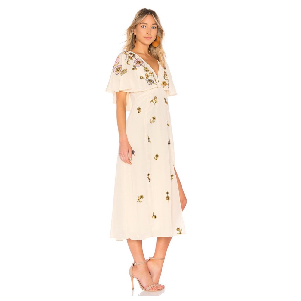 CLEOBELLA KAFTAN FLORAL MIDI DRESS - Picture 8 of 8